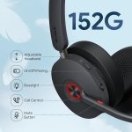 Yealink BH74 Bluetooth Headset with Mic for Work,Hybrid ANC,Teams Certified - Image 7