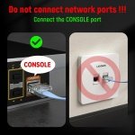 USB-C Cisco Console Cable,OIKWAN 6ft USB Type C to RJ45 Serial Adapter Essential