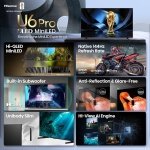 Hisense 55" U6 Pro Series Mini‑LED ULED 4K UHD HDR Gaming AI Smart Fire TV - Image 4