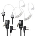 Midland AVPH3 Transparent Security Headsets with PTT/VOX – Wrap Around Design