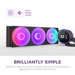 NZXT Kraken Elite 360 RGB - 360mm AIO CPU Cooler, LCD - Black - Image 7