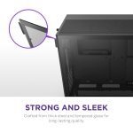 NZXT H5 Flow - Compact ATX Mid-Tower PC Case - Black - Image 9