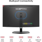 Sceptre 27-Inch Curved Gaming Monitor, FHD 1080p, 240Hz, 1500R, DisplayPort - Image 5