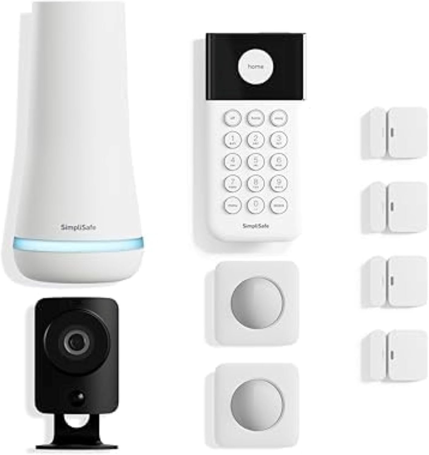 610wItBt81L._AC_SL1500_.jpg SimpliSafe 9 Piece Wireless Home Security System w/HD Camera - Optional 24/7 - Image 1