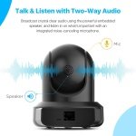 Amcrest 4MP ProHD Indoor WiFi, Security IP Camera with Pan/Tilt, Two-Way Audio - Image 5