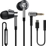1MORE Triple Driver in-Ear Headphones Hi-Res Wired Earbuds with Mics