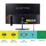Sceptre Curved 24-inch Gaming Monitor 1080p R1500 98% sRGB HDMI x2 VGA Build-in - Image 5