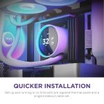 NZXT Kraken Elite 360 RGB - 360mm AIO CPU Cooler, LCD - White - Image 8