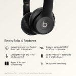 Beats Solo 4 - Wireless On-Ear Bluetooth Headphones, Up to 50-Hour Battery Life - Image 2