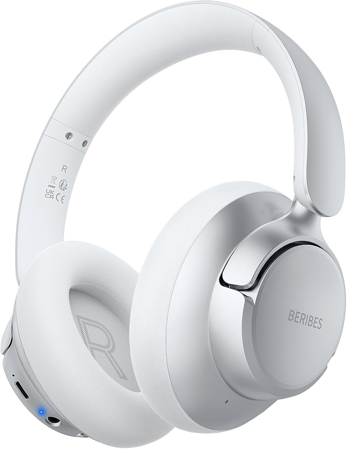 61QlOKvUE-L._AC_SL1500_.jpg BERIBES Hybrid Active Noise Cancelling Headphones Wireless Over Ear 70Hours - Image 1