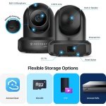 Amcrest 4MP ProHD Indoor WiFi, Security IP Camera with Pan/Tilt, Two-Way Audio - Image 7