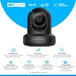 Amcrest 4MP ProHD Indoor WiFi, Security IP Camera with Pan/Tilt, Two-Way Audio - Image 2