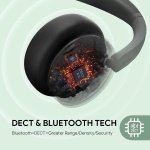 Yealink WH64 Mono Hybrid Wireless Headset with Mic DECT Dongle & Bluetooth - Image 3