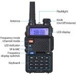 Baofeng UV-5R Ham Radio Handheld, Dual Band Two Way Radio (Black) - Image 2