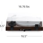 Fluance RT85 Turntable with Ortofon Cartridge, Acrylic Platter, Speed Control - Image 8