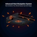 Fosi Audio ZA3 Balanced Stereo Amplifier Home Audio Component Mini 2 Channel - Image 6