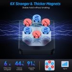 Rectangle Flat Stick On Dashboard Magnetic Car Mount Holder for Cell Phones - Image 4
