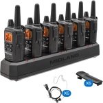 Midland LXT600BBX6 FRS Business Walkie Talkies, Black, 6 Pack