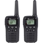 Midland T10 X-Talker FRS Walkie Talkie, Black, 2 Pack