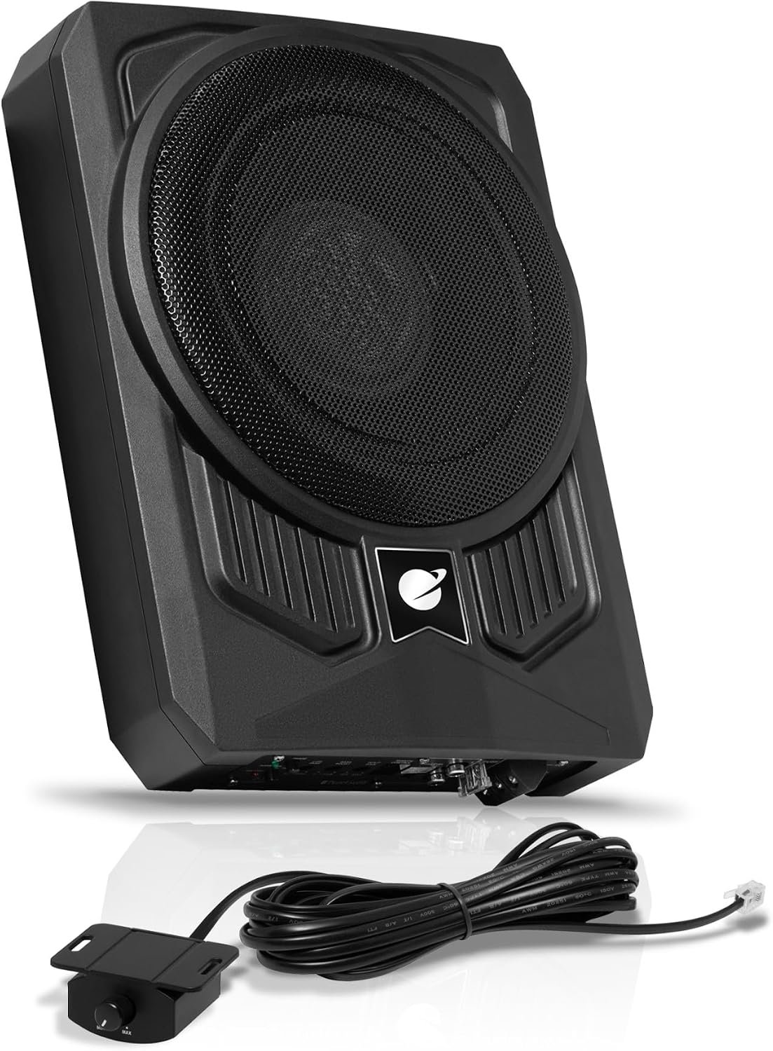 7143fYoiHdL._AC_SL1500_.jpg Planet Audio P10AW 10 Inch 1000 Watt Powered 4 Ohm Under Seat Car Subwoofer - Image 1
