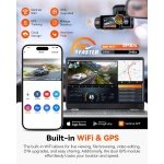 Vantrue N2X 2.7K Dash Cam Front and Inside, STARVIS 2 PlatePix Car Camera - Image 4