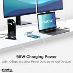 Plugable 13-in-1 USB C Docking Station 4K Triple Monitor with 100W Power - Image 5