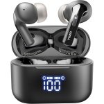 TOZO T20 Wireless Earbuds 97H Playtime, Wireless Charging LED Display Case