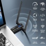 EDUP® USB 3.0 WiFi 6E Adapter for PC, AX3000M, Mt7921au, 802.11ax - Image 6