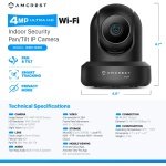Amcrest 4MP ProHD Indoor WiFi, Security IP Camera with Pan/Tilt, Two-Way Audio - Image 8