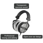 beyerdynamic DT 990 Pro (250 Ohm), Open-Back Studio Headphones, Black - Image 3