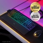 SteelSeries Apex 3 RGB Gaming Keyboard – 10-Zone RGB Illumination - Image 2
