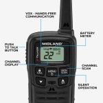 Midland T10 X-Talker FRS Walkie Talkie, Black, 2 Pack - Image 6