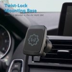 WixGear Magnetic Phone Holder for Car, Twist-Lock Air Vent Car Phone Holder - Image 4