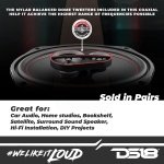 DS18 G6.9Xi GEN-X 6x9 3-Way Coaxial Speakers 180 Watts 4-Ohm with Mylar Dome - Image 3