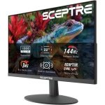 Sceptre New 22-Inch Gaming Monitor, FHD 1080p, Up to 144Hz, HDMI, DisplayPort