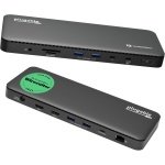 Plugable Thunderbolt 4 Dock, 100W Charging (96W Certified), Dual HDMI Docking