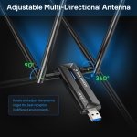 EDUP® USB 3.0 WiFi 6E Adapter for PC, AX3000M, Mt7921au, 802.11ax - Image 5