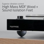Fluance RT85 Turntable with Ortofon Cartridge, Acrylic Platter, Speed Control - Image 4
