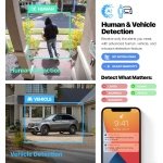 Amcrest 5MP Turret POE Camera, UltraHD Outdoor IP Camera POE with Mic/Audio - Image 3