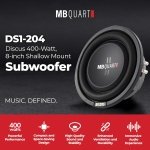 MB Quart 8 Inch 400 Watt MAX 200 Watt RMS 4 Ohm Dual Voice Coil - Image 2