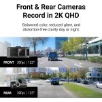 THINKWARE ARC Dash Cam 2K QHD Front and Rear, Wi-Fi, GPS, Touchscreen - Image 3