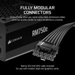 CORSAIR RM750e ATX 3.1 PCIe 5.1 Ready 750W Power Supply - Image 4